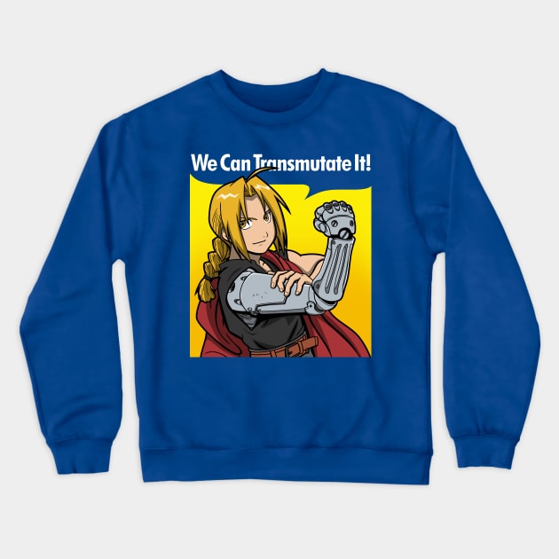 We Can Do It Vintage Retro Cool Anime Parody Crewneck Sweatshirt by BoggsNicolas